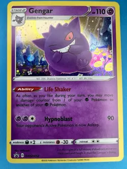 Gengar #SWSH052 SWSH: Sword & Shield Promo Cards Pokemon Holo Card - Image 1