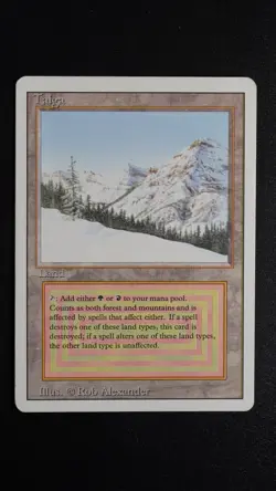 Taiga Magic Card Dual Land Revised MTG Reserved List - Image 3