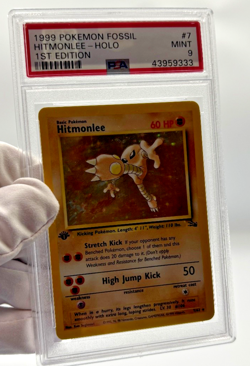 Pokemon Cards - PSA 9 1st Edition Hitmonlee 7/62 - Fossil Set - MINT - PSA9 - Image 4