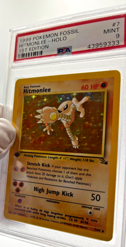 Pokemon Cards - PSA 9 1st Edition Hitmonlee 7/62 - Fossil Set - MINT - PSA9 - Image 5