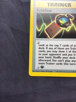 Pokemon Cards: Neo Genesis 1st Edition Rare: PokeGear 88/111 - Image 5