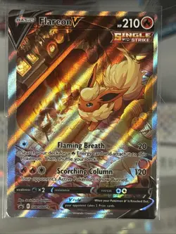 Flareon V SWSH179 SWSH: Sword & Shield Promo Cards Holo NM-M - Image 1