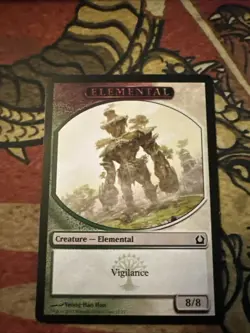 Mtg Magic Return To Ravnica Red Ink Splotch Misprint Error Token Card - Image 1