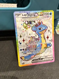 Pokemon - Lapras ex - 158/142 - SV Stellar Crown - Full Art Card NM 🔥 - Image 2