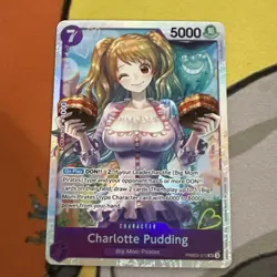 Charlotte Pudding PRB02-010 SR ONE PIECE Card The Best 2 - ONE PIECE ENGLISH - Image 1
