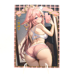 Goddess Story - Yae Miko - Butterfly Dream Anime Waifu Card CCG - Image 1