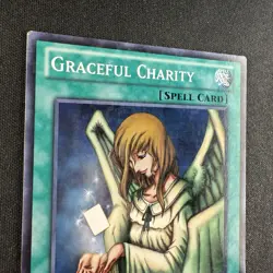 Yugioh! Graceful Charity BP02-EN137 Battle Pack 2 Mosaic Rare 1st Edition Card - Image 3