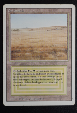 Savannah Magic Card Dual Land Revised MTG Reserved List - Image 3