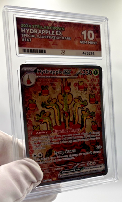 Pokemon Cards - ACE 10 Hydrapple Ex 167/142 - Stellar Crown SIR - PSA BGS CGC - Image 3