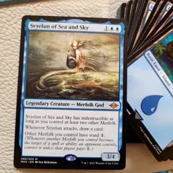 Heaven-to-Earth-Custom-Magic-Decks 100 Card Commander = Mythic Rare MERFOLK God - Image 1