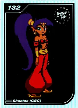 Shantae GBC Limited Run Games Silver Trading Card #132 New No Creases Tears Mint - Image 1