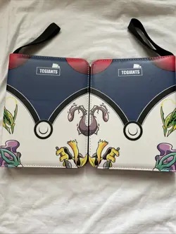 Pokemon Card Binder 4 Card Pockets, Great Ball Design. 2 Pack - Image 1