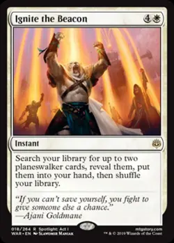 NM Foil R - Ignite the Beacon: War of the Spark - Image 1