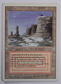 Plateau Magic Card Dual Land Revised MTG Reserved List - Image 1