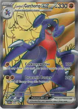 Cynthia's Garchomp ex Promo SV: Scarlet & Violet Promo Cards 204 NM Holo - Image 1