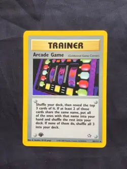 Pokemon Cards: Neo Genesis 1st Edition Rare: Arcade Game 83/111 - Image 1