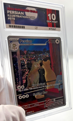 Pokemon Cards - ACE 10 Persian 078/064 - Shrouded Fable IR - PSA BGS CGC - Image 3