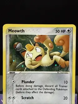 Pokemon Card Meowth 013 Nintendo Black Star Promo Holo Rare Near Mint - Image 2