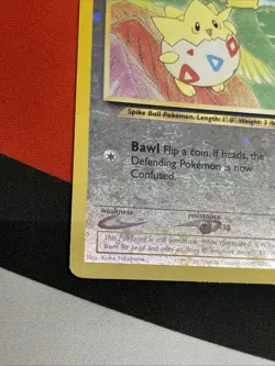 Pokemon TCG Togepi Southern Islands 4/18 Reverse Holo Card - Image 4