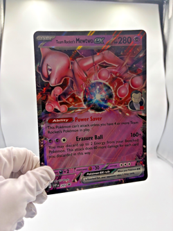 Pokemon Cards - Team Rocket's Mewtwo Ex 205 - JUMBO Promo SVP - Image 3