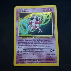 Pokemon TCG FRENCH Mr. M. Mime 6/64 Jungle Set, Vintage WOTC, LP! - Image 1
