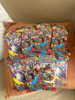 (LOT OF 8) Pokemon TCG Mega Evolution Sleeved Booster Pack NEW SEALED! In Hand - Image 1
