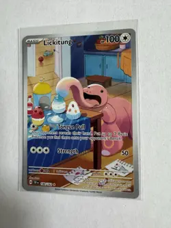 Lickitung 180/162 Illustration Rare Pokemon TCG Temporal Forces NM Condition - Image 1