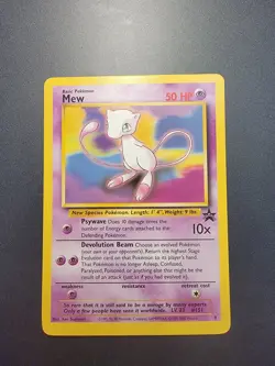 Mew 8 Wizards Black Star Promo Regular Pokemon TCG WOTC Vintage - 2 of 3 - Image 1