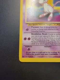Mew 8 Wizards Black Star Promo Regular Pokemon TCG WOTC Vintage - 2 of 3 - Image 2