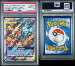 Pokemon TCG Moltres & Zapdos & Articuno GX SM210 PSA 10 Hidden Fates ETB Promo - Image 3