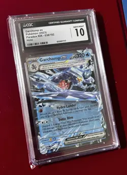 2023 Pokemon Garchomp ex Holo #038 Paradox Rift - CGC Gem Mint 10 - Image 3