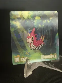 Pokemon Eif origin Gameboy Lenticular Wurmple- Dustox #ii - Image 1