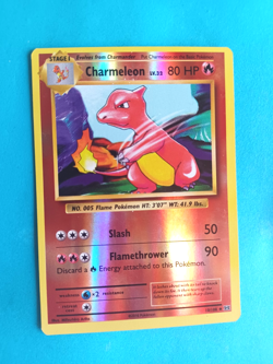 POKEMON XY EVOLUTIONS CHARMELEON #10/108 REVERSE HOLO UNCOMMON VERY LIGHT PLAY - Image 1