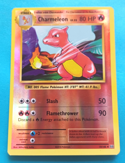 POKEMON XY EVOLUTIONS CHARMELEON #10/108 REVERSE HOLO UNCOMMON VERY LIGHT PLAY - Image 2