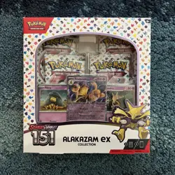 151 Scarlet & Violet Alakazam ex Collection Box Pokemon TCG **SEALED/NEW** - Image 1