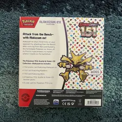 151 Scarlet & Violet Alakazam ex Collection Box Pokemon TCG **SEALED/NEW** - Image 2