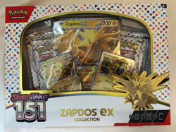 Pokemon 151 Box Zapdos EX Collection Box Scarlet & Violet TCG Sealed - Image 1