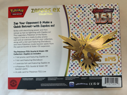 Pokemon 151 Box Zapdos EX Collection Box Scarlet & Violet TCG Sealed - Image 3