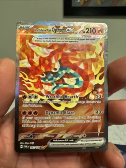 Hearthflame Mask Ogerpon ex 212/167 Twilight Masquerade SIR NM 2024 Pokemon TCG - Image 2