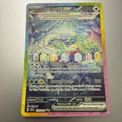 Pokemon TCG Terapagos EX 170/142 Sv07 Stellar Crown Special Illustration Rare - Image 3