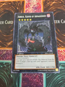 Yu-Gi-Oh! Adreus, Keeper of Armageddon BP01-EN030 Starfoil Rare 1st Edition NM - Image 1