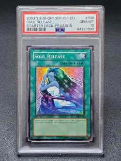 2003 Yugioh SDP-036 Soul Release Common 1st Edition PSA 10 Gem Mint - Image 1