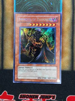 Yugioh Invader Of Darkness IOC-111 Secret Rare 2017 Print NM - Image 1
