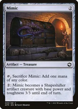 (2x) FOIL MIMIC -Forgotten Realms - MTG Magic the Gathering Card - Image 1
