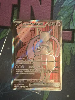 Team Rockets Mewtwo EX 213/182 Destined Rivals Card Nm/ Near Mint Pack Fresh - Image 1
