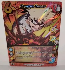UniVersus Card Howitzer Impact My Hero Academia MHA01 SE 76/180 Starter Foil! NM - Image 1