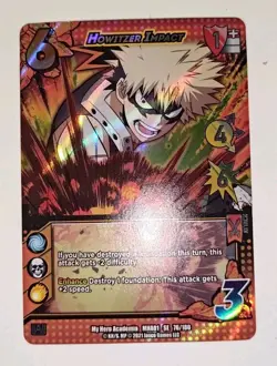 UniVersus Card Howitzer Impact My Hero Academia MHA01 SE 76/180 Starter Foil! NM - Image 2