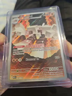 Garganacl 147/132 Illustration Rare Pokemon Mega Evolution PACK FRESH Card - Image 1