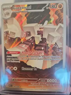 Garganacl 147/132 Illustration Rare Pokemon Mega Evolution PACK FRESH Card - Image 2