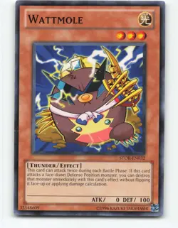Wattmole STOR-EN032 Storm of Ragnarok YuGiOh Card - Image 1